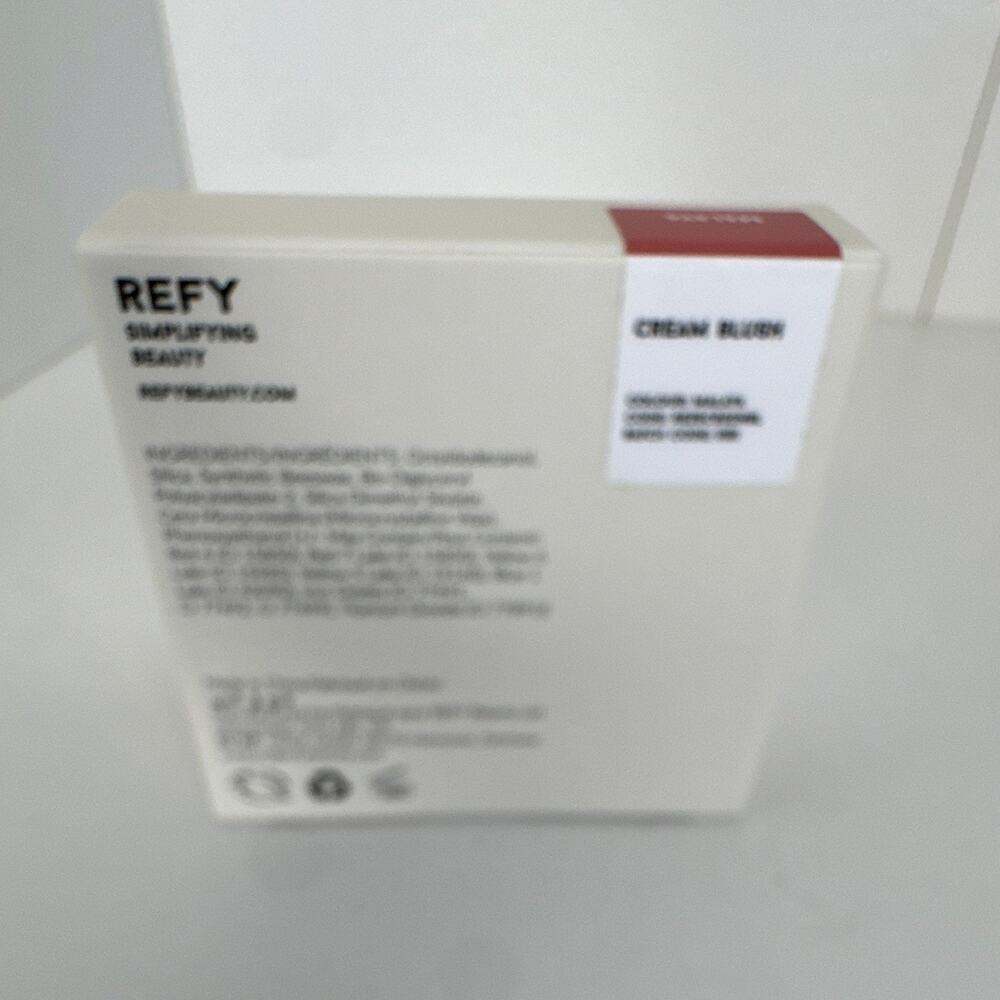 REFY Cream Blush Malaya Shade Cream, Dewy Long Lasting Mini 0.05 oz - Picture 3 of 5